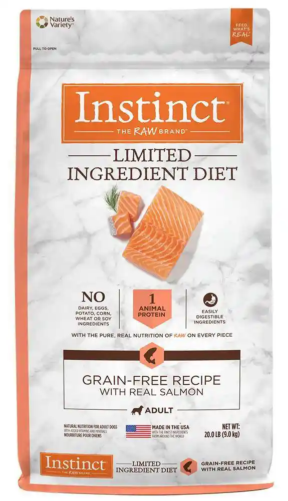 NV Instinct Dog LID GF Salmon 20 lb