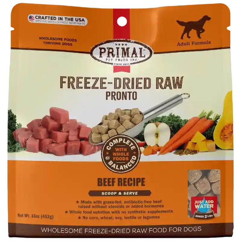 Primal Dog FD Pronto Beef 7 oz