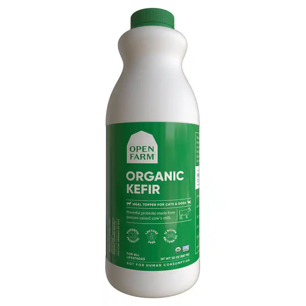 Open Farm Raw Frozen Organic Grass Fed Cow Milk Kefir 30 oz