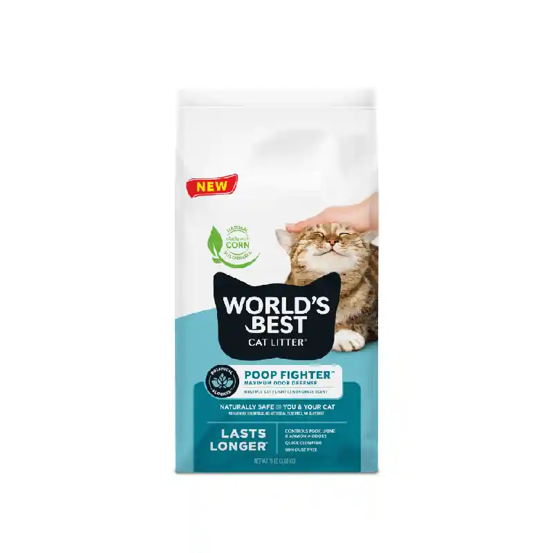 World's Best Cat Poop Fighter Litter 8 lb