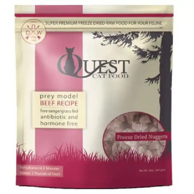 Steve's Cat Raw Frzn Quest Beef Nuggets 2 lb