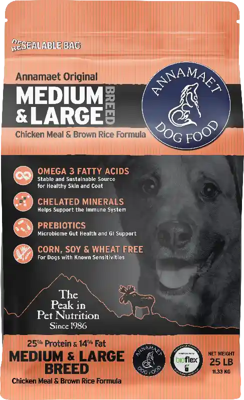 Annamaet Dog Original Medium & Large Breed 25 lb
