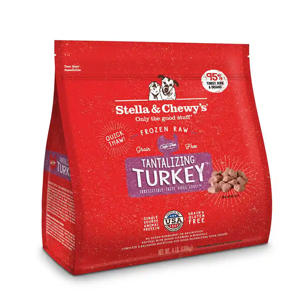 Stella & Chewy's Dog Raw Frzn Turkey Morsels 4 lb