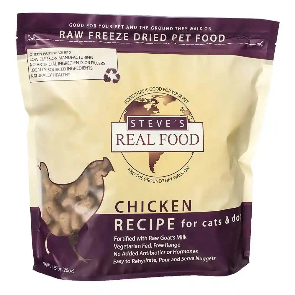 Steve's Dog FD Chicken Nuggets 1.25 lb