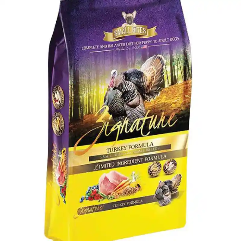 Zignature Dog Grain Free Small Bites Turkey 12.5 lb