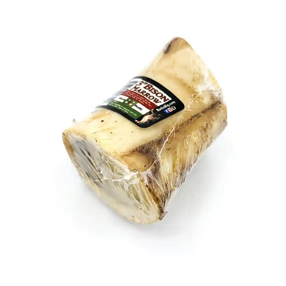 BarknBig Dog Bison Marrow Bone 3 in