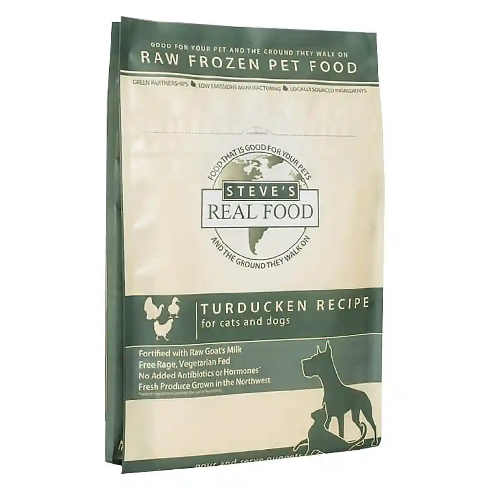 Steve's Dog Raw Frzn Turducken Nuggets 5 lb