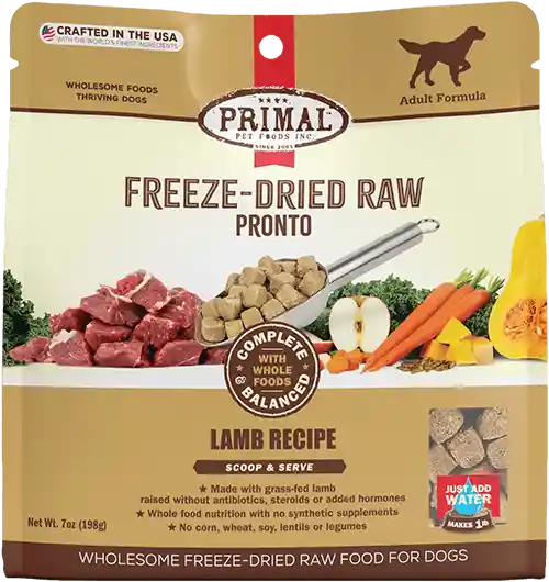 Primal Dog FD Pronto Lamb 7 oz