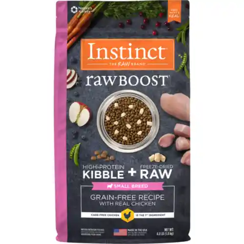 NV Instinct Dog Raw Boost GF SB Chicken 4 lb