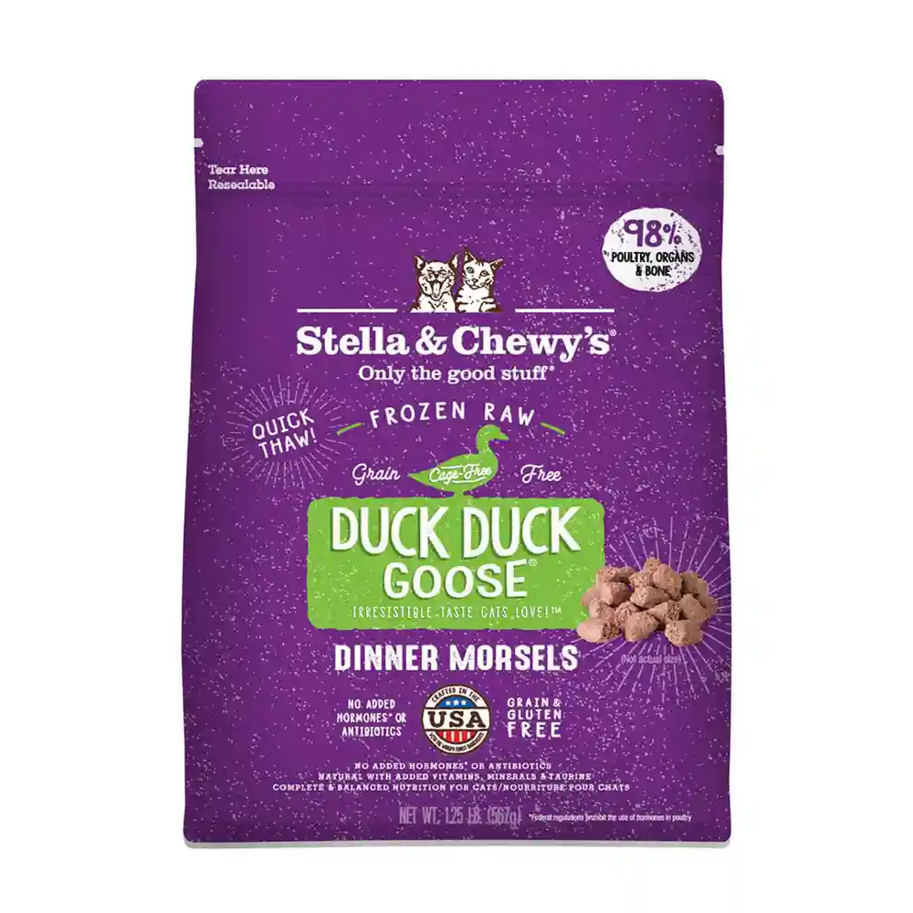 Stella & Chewy's Cat Raw Frzn Duck Morsel 1.25 lb