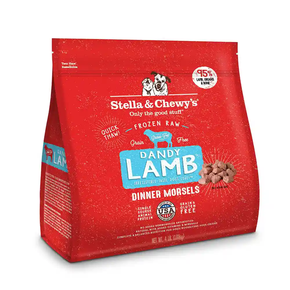 Stella & Chewy's Dog Raw Frzn Lamb Morsels 4 lb