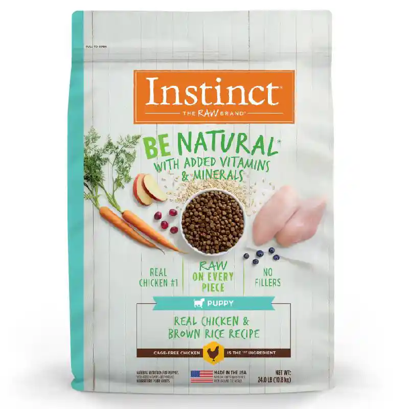 Instinct Be Natural Puppy Chkn & Brown Rice 24 lb