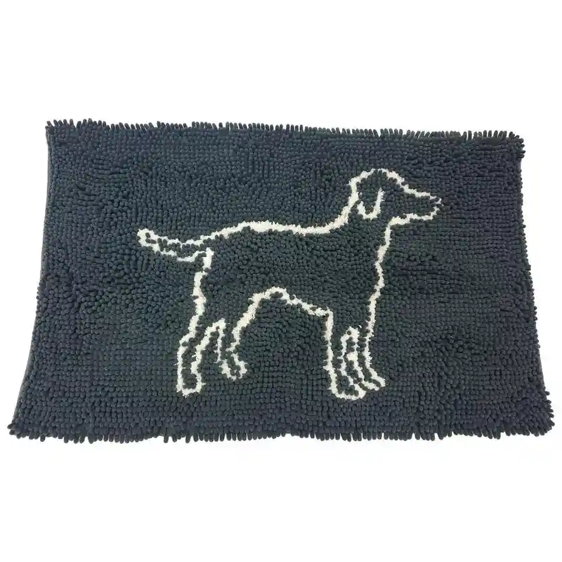 Clean Paws Mat Gray 35 x 24 in