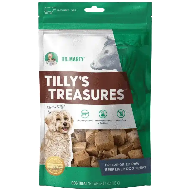 Dr. Marty's Dog Tilly's Treasures Treats 4oz