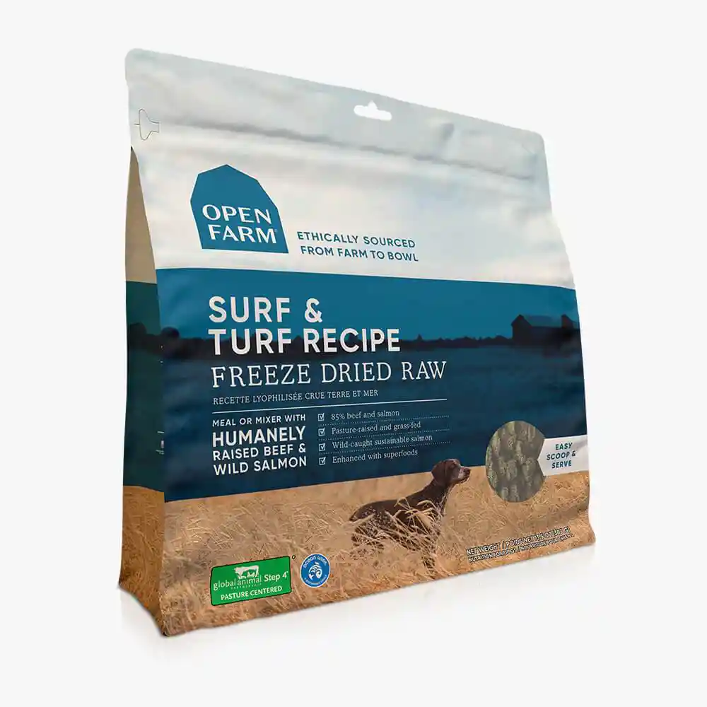 Open Farm Dog Freeze Dried Raw Surf & Turf Morsels 13.5 oz