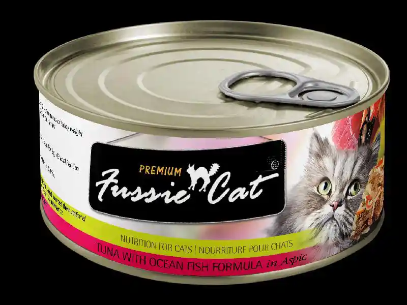 Fussie Cat Premium GF Tuna Ocean Shred Can 5.5 oz