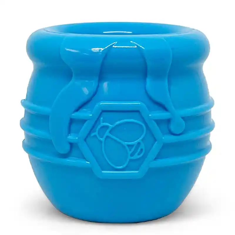 Sodapup Dog Honey Pot Treat Dispenser Blue L