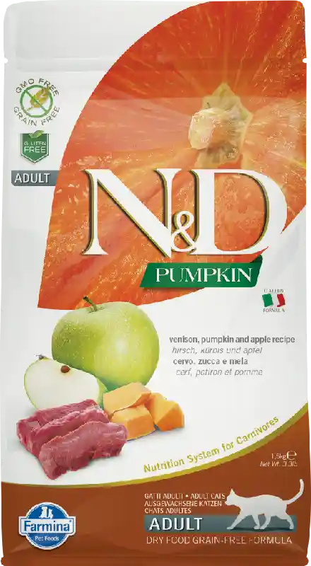 Farmina Cat Pumpkin Grain Free Venison & Apple 11 lb