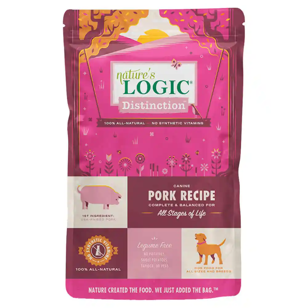 Nature's Logic Dog Distinction Pork 12 lb