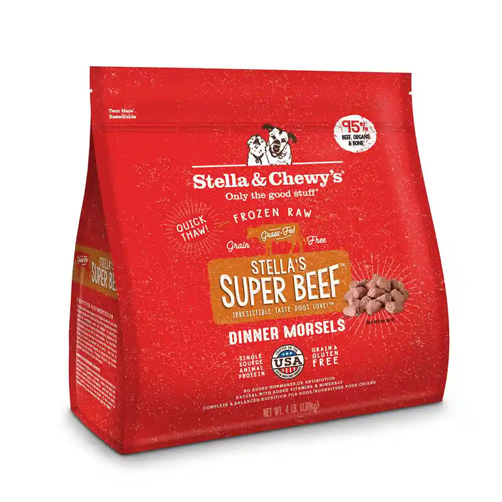 Stella & Chewy's Dog Raw Frzn Beef Morsels 4 lb