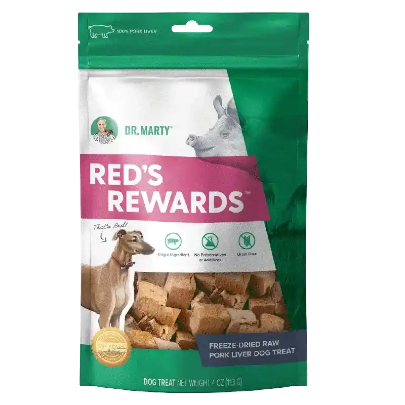 Dr. Marty's Dog Reds Rewards Treats 4 oz