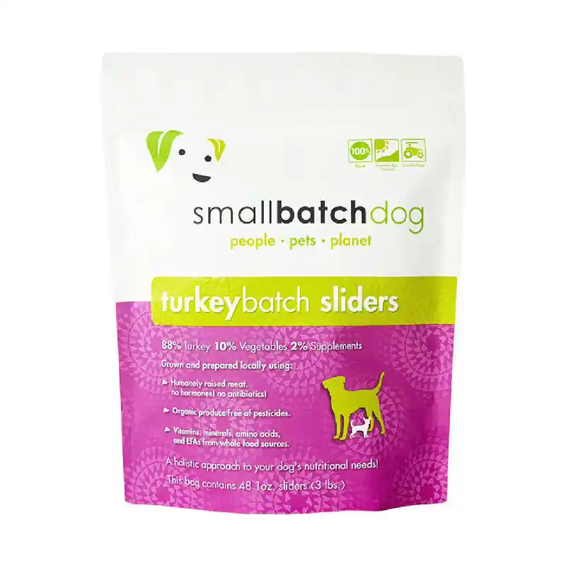 Small Batch Frozen Raw Turkey Sliders 3lb
