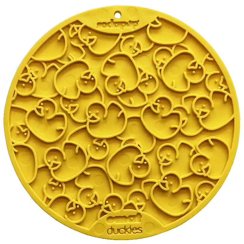 Sodapup Dog Yellow Duckies Lickmat with Suction