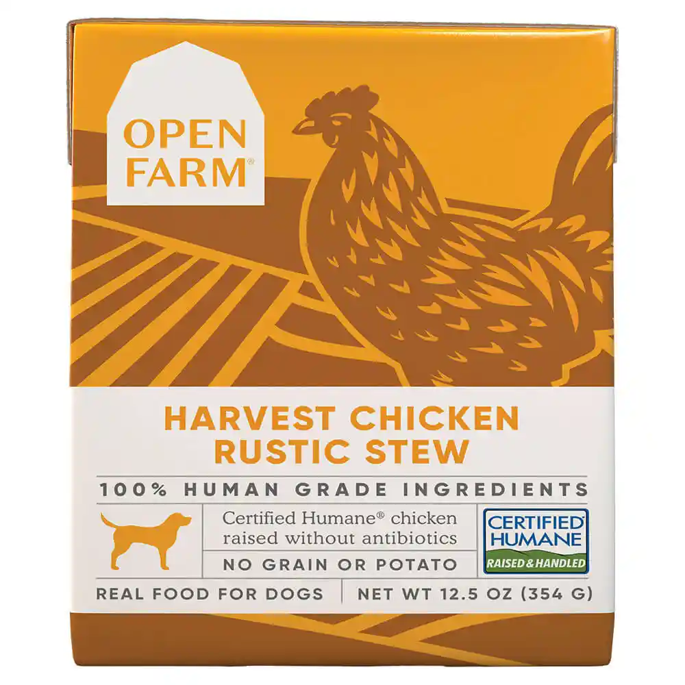 Open Farm Dog Grain Free Harvest Chicken Rustic Stew Carton 12.5 oz