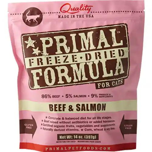 Primal Cat FD Beef & Salmon Nuggets 14 oz