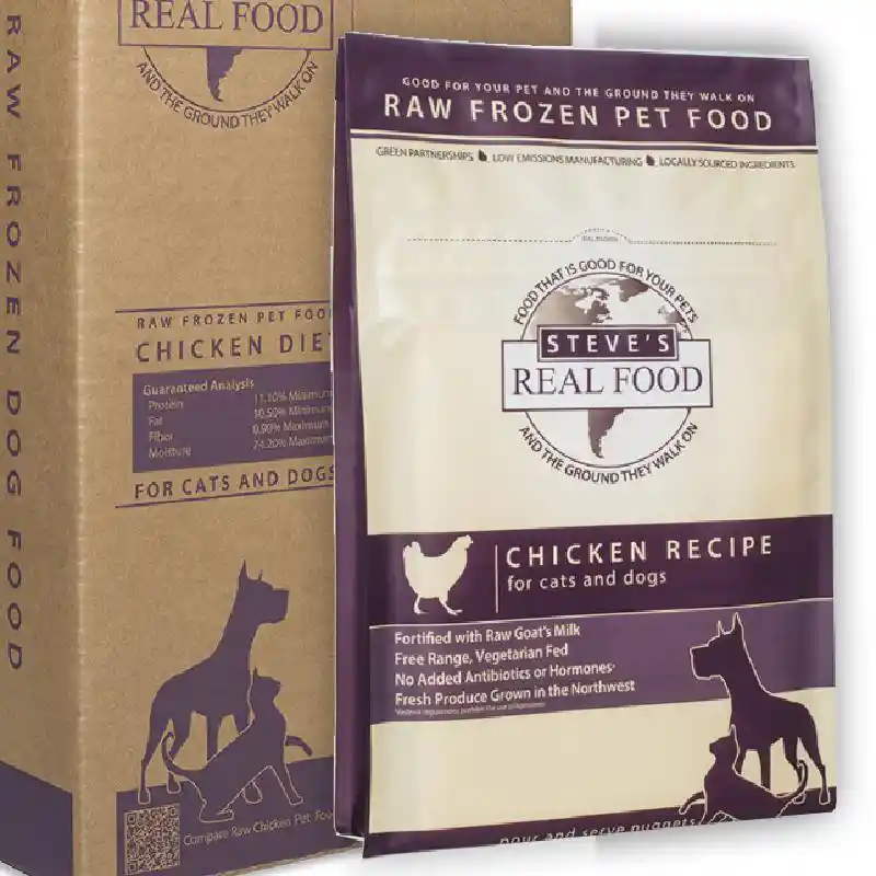 Steve's Dog Raw Frzn Beef Nuggets 5 lb