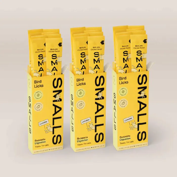 Smalls Cat Lickable Chicken Treat 6 Pack