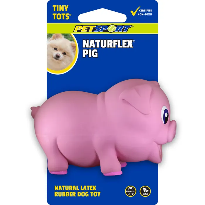 Petsport Dog Naturflex Tiny Tots Pig 3.5 in