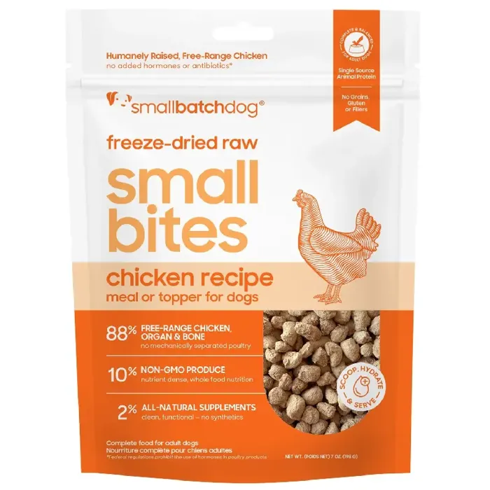 Smallbatch Dog FD Small Bites Chicken 7 oz