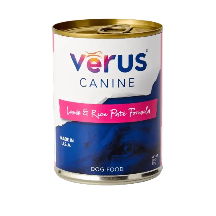 Verus Dog Lamb & Rice Pate Can 13 oz