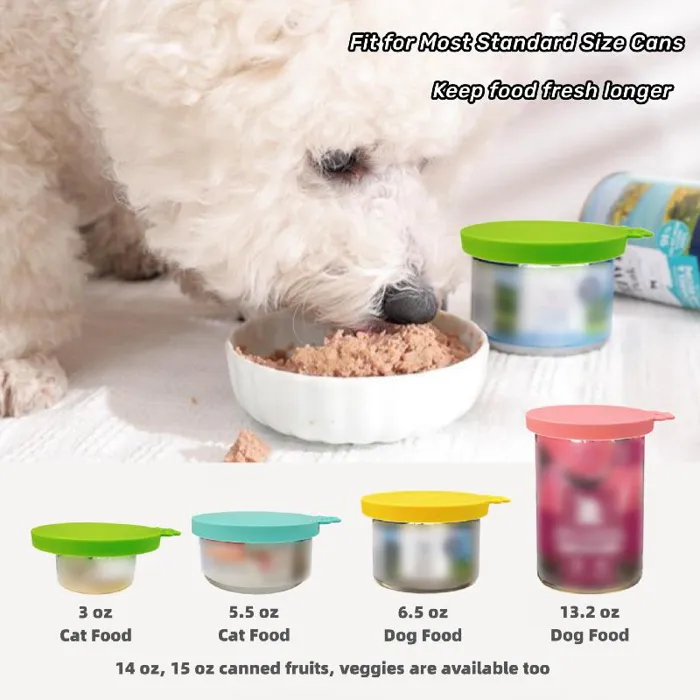 Messy Mutts Silicone Can Cover Green